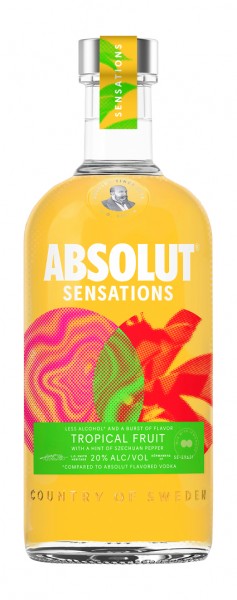 Absolut Sensations Tropical Fruit 20vol%. 0,7l