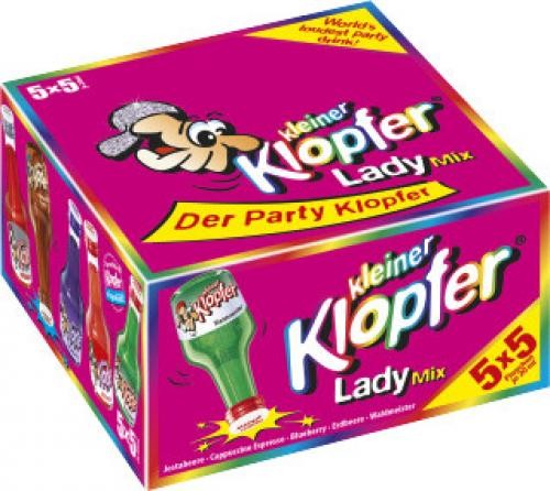 Kleiner Klopfer - Lady Mix Alk.17vol.% 25x0,02l Kleiner Klopfer - Lady Mix Alk.17vol.% 25x0,02l