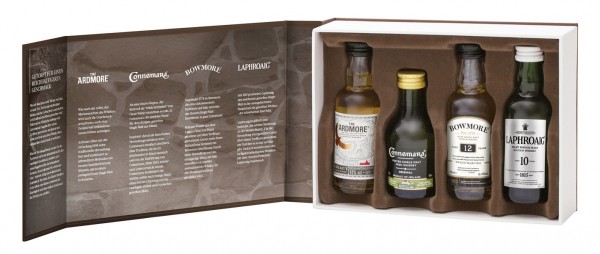Peated Malts Minis Alk.40vol.% 4x0,05l