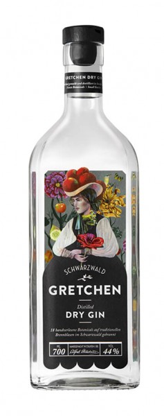 GRETCHEN Schwarzwald Dry Gin Alk.44vol.% 0,7l