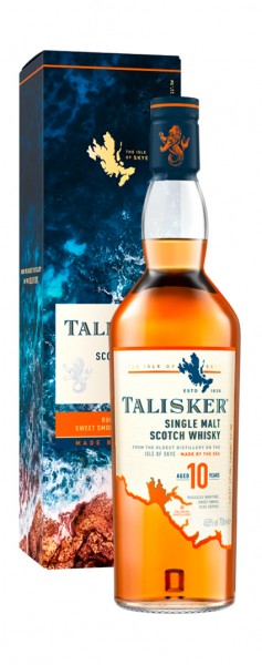 Talisker Whisky 10 Jahre Alk.45,8vol.% 0,7l