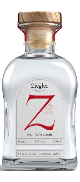 Ziegler No.1 Wildkrisch Alk.43vol.% 0,5l
