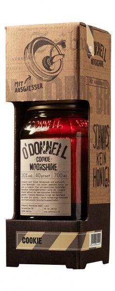 O&#039;Donnell Moonshine Kombiset Cookie Alk.20vol.% 0,7l inkl. Ausgießer