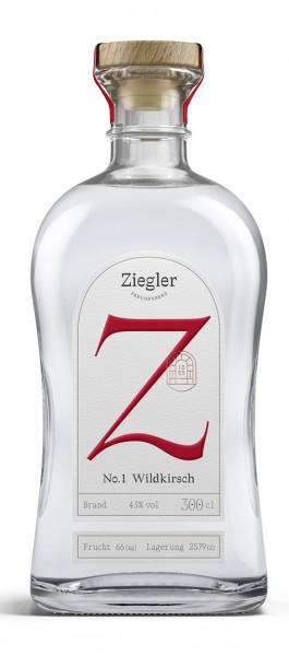 Ziegler No.1 Wildkirsch Alk.43vol.% 3 l Doppelmagnum