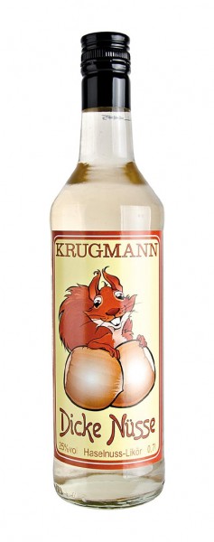 Krugmann Dicke Nüsse Likör 25vol.% 0,7l