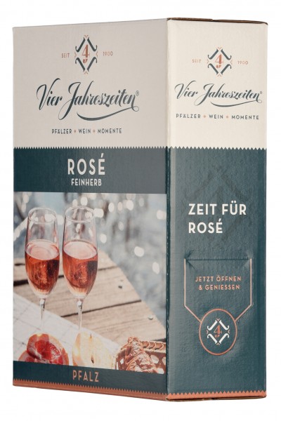 Vier Jahreszeiten - Rosé Cuvée feinherb 3l Bag in Box 2025