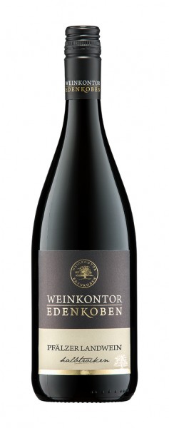Weinkontor Edenkoben - Pfälzer Landwein Rot hablbtrocken