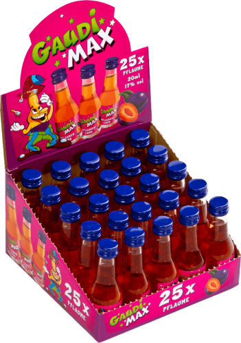 Gaudimax Pflaumenlikör Alk.17vol.% 25x0,02l Gaudimax Pflaumenlikör Alk.17vol.% 25x0,02l