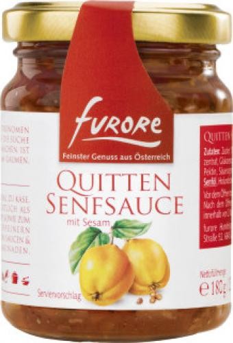 Furore - Quitten Senfsauce mit Sesam 180g