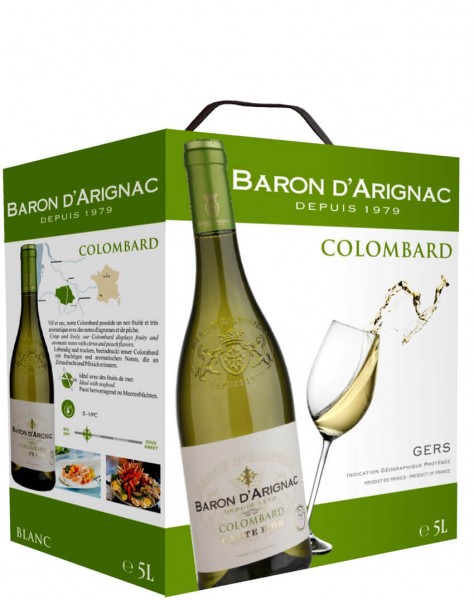Baron D&#039;Arignac - Colombard Blanc 5 Liter Bag-in-Box
