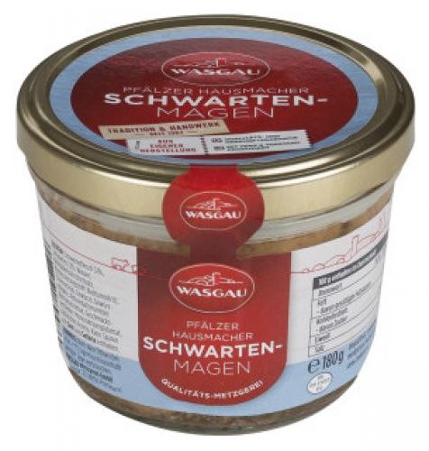 WASGAU - Pfälzer Hausmacher Schwartenmagen (180g-Glas)