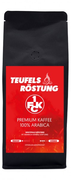 FCK Teufelsröstung Kaffee Crema ganze Bohnen 1kg - by HKS