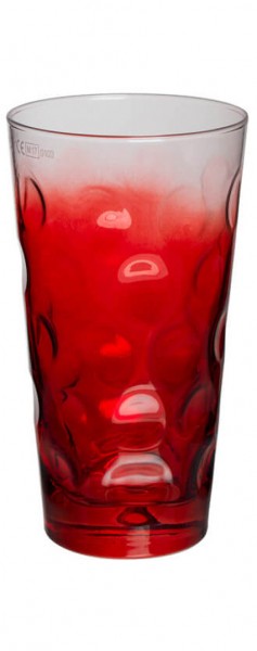 Böckling - Dubbeglas 0,5l Verlauf Rot