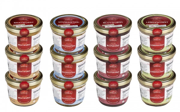 WASGAU - Pfälzer Hausmacher Klassiker Mix in Gläsern (12x180g)