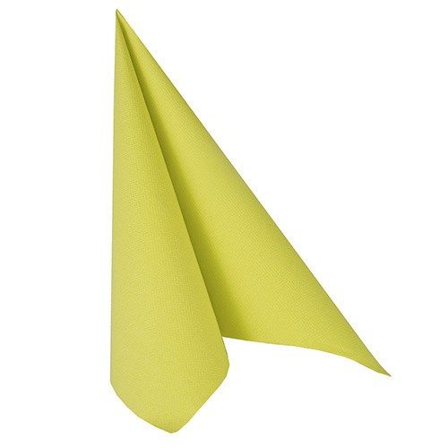Papstar - Servietten 40 x 40 cm ROYAL Collection Limonengrün 50 Stück