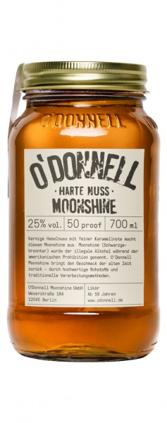 O'Donnell Moonshine Harte Nuss Alk.25vol.% 0,7l