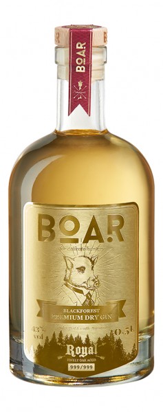BOAR Premium Dry Gin Edition ROYAL 43vol% 0,5l - limitiert