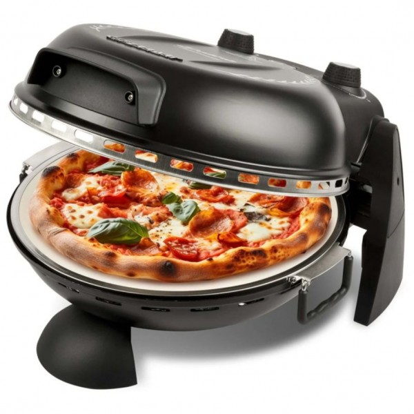 G3FERRARI G1017710 Pizzaofen Delizia Anniversary Special Edition, schwarz