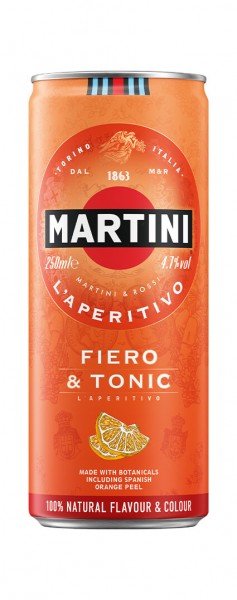 Martini Fiero &amp; Tonic Alk.4,7vol.% 0,25l Dose