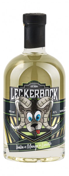 Leckerbock - Vodka + Mango + Limette Alk.18vol.% 0,7l
