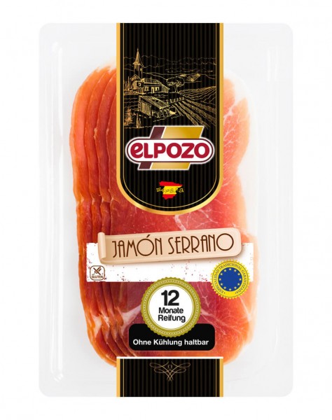 Kühn - Original spanischer Serranoschinken Elpozo 80g