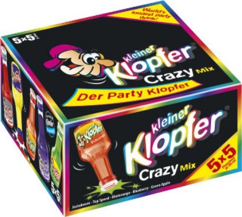 Kleiner Klopfer - Crazy Mix Alk.16vol.% 25x0,02l Kleiner Klopfer - Crazy Mix Alk.16vol.% 25x0,02l