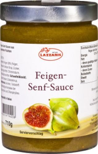 Lazzaris - Italienische Feigen- Senf-Sauce 710g
