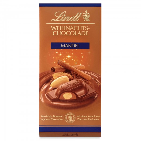Lindt - Weihnachts-Chocolade Mandel 100g