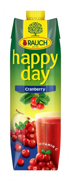 Rauch Happy Day Cranberry 1l