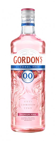 Gordon&#039;s Pink 0,0% Gin alkoholfrei 0,7l