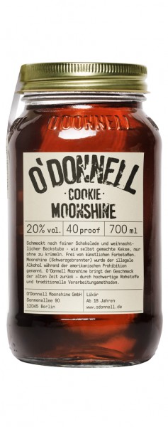 O&#039;Donnell Moonshine - Cookie - Winteredition Alk.20vol.% 0,7l