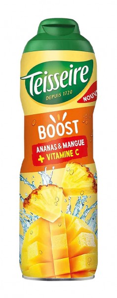 Teisseire Sirup Boost - Ananas Mango Vitamin C 0,6l
