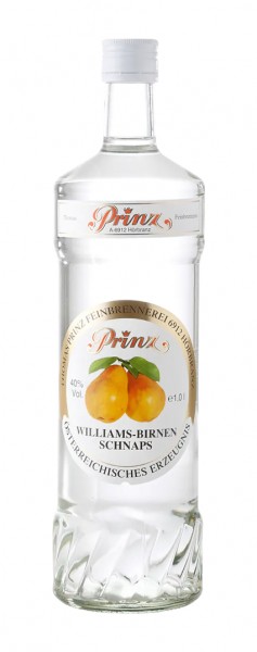 Prinz Williams-Birnen Schnaps Alk.40vol.% 1l