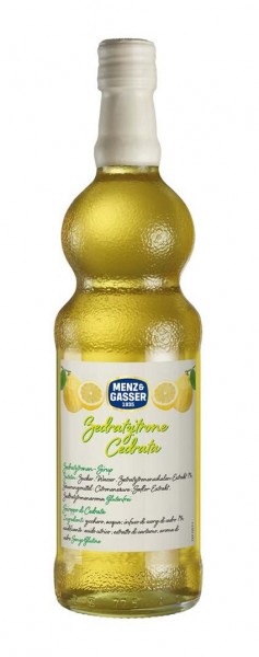Menz &amp; Gasser - Sirup Zedrazitrone 750 ml