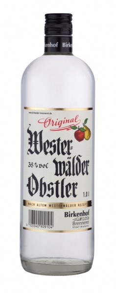 Birkenhof Brennerei - Westerwälder Obstler Alk.38vol.% 1l
