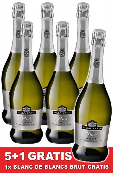 Weinpaket Villa Sandi Blanc de Blanc 5+1 GRATIS
