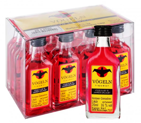 Krugmann Vögeln Likör 16vol.% 20x0,02l