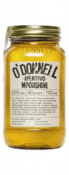 O&#039;Donnell Moonshine Aperitivo Alk.20vol.% 0,7l