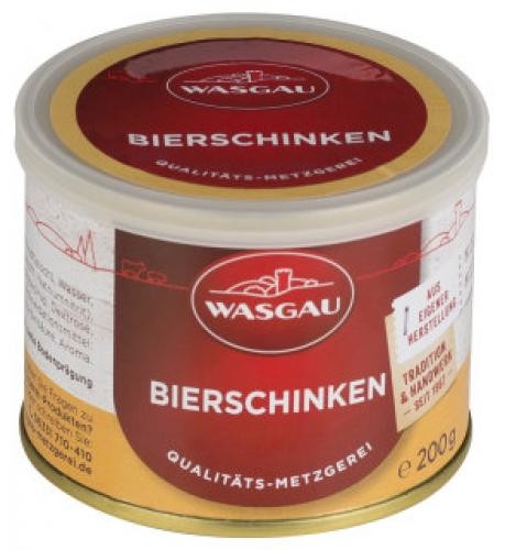 WASGAU - Bierschinken (200g-Dose)
