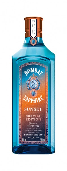 Bombay Sapphire Sunset Gin Alk.43vol.% 0,5l