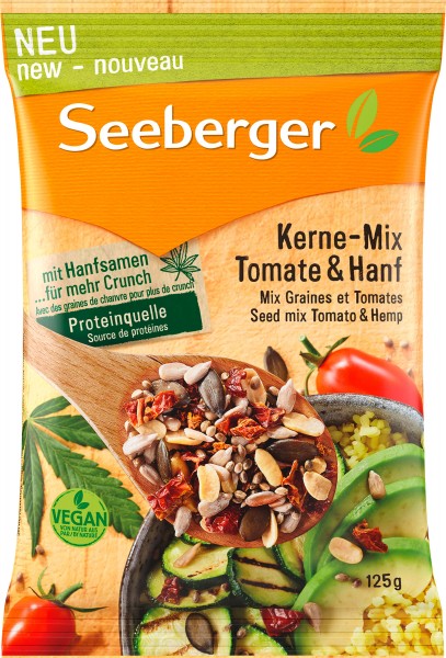 Seeberger Kerne-Mix Tomate und Hanf - 125g