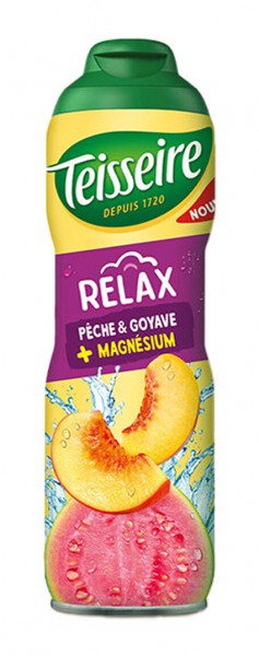 Teisseire Sirup Relax - Pfirsich Guave Magnesium 0,6l
