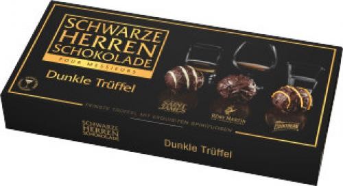 Stollwerck - Schwarze Herren Dunkle Trüffel 125g