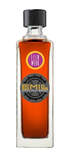 Scheibel EMILL Single Malt Whisky FEINWERK Alk.42vol.% 0,05l