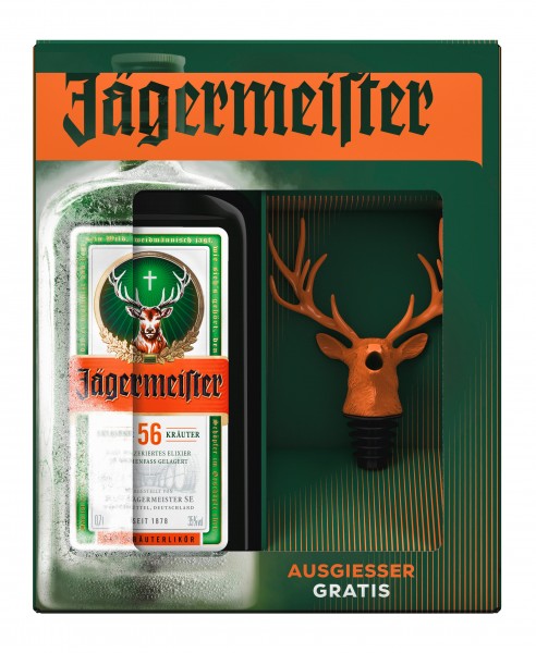 Jägermeister 0,7l 35Vol.% mit Ausgießer