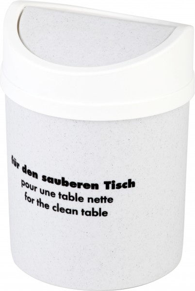 APS - Tischabfalleimer 12/18 cm weiß