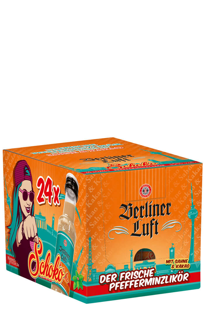 Berliner Luft Schoko Alk.15vol.% 24x0,02 l