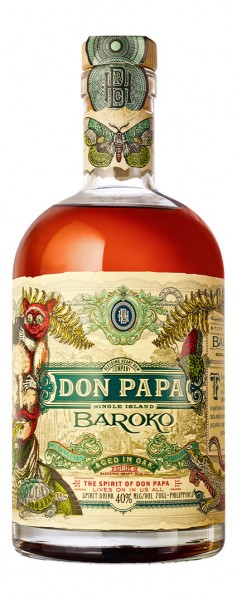 Don Papa Baroko Rum Alk.40vol.% 0,7l