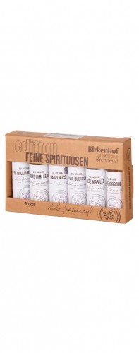 Birkenhof Brennerei - Tasting-Set Edition "Feine Spirituosen" Alk.32-40vol.% Birkenhof Brennerei - Tasting-Set Edition "Feine Spirituosen" Alk.32-40vol.%