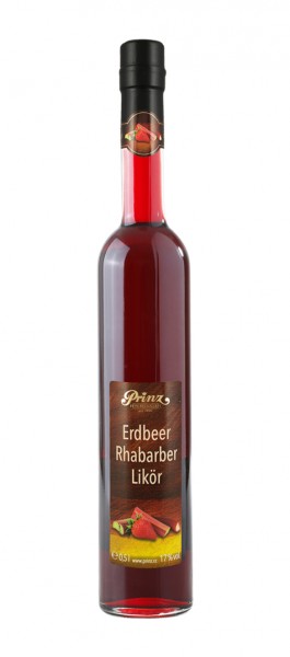 Prinz Erdbeer Rhabarber Likör Alk.17vol.% 0.5l